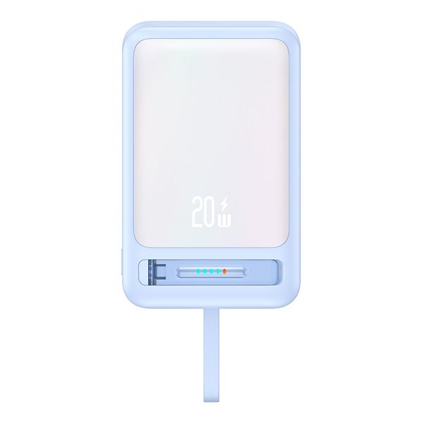 Pin Dự Phòng Không Dây USAMS CD219 10000mAh 20W (15W Wireless Charging, With Type-C Cable & Bracket)
