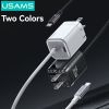 Củ Sạc Nhanh GaN USAMS CC271 30W (With Type-C Built-in cable)