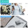 Pin Dự Phòng USAMS CD240 10000mAh 20W (Digital Display, With Dual Built-in C+Lightning Cable, 3C Certification)