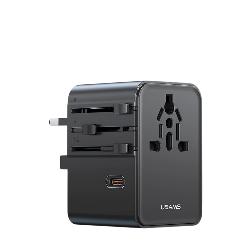 Củ Sạc Du Lịch 3C+2A USAMS CC310 70W (US/AU/UK/EU)