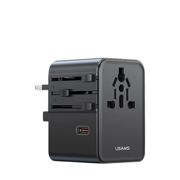 Củ Sạc Du Lịch 3C+2A USAMS CC310 70W (US/AU/UK/EU)