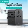 Củ Sạc Du Lịch 3C+2A USAMS CC310 70W (US/AU/UK/EU)