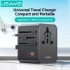Củ Sạc Du Lịch 2C+1A USAMS CC309 25W (US/AU/UK/EU)