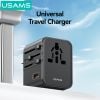 Củ Sạc Du Lịch 2C+1A USAMS CC309 25W (US/AU/UK/EU)