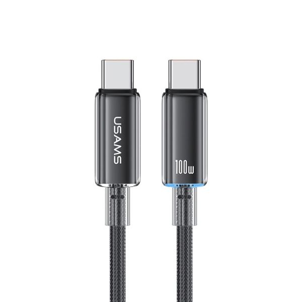 Cáp sạc nhanh USAMS SJ660 Type-C To Type-C PD100W Cloud Series