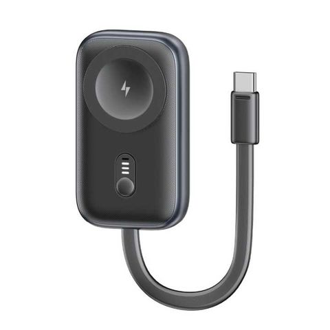 Đế Sạc Không Dây Dự Phòng Cho Watch USAMS CD245 1200mAh 2.5W (with Built-in Type-C cable)