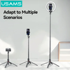 Tripod Tích Hợp Đèn Livestream USAMS ZB323 (With Fill Light 1200mAh, Length 2.3m, Ring Light 10-inch)