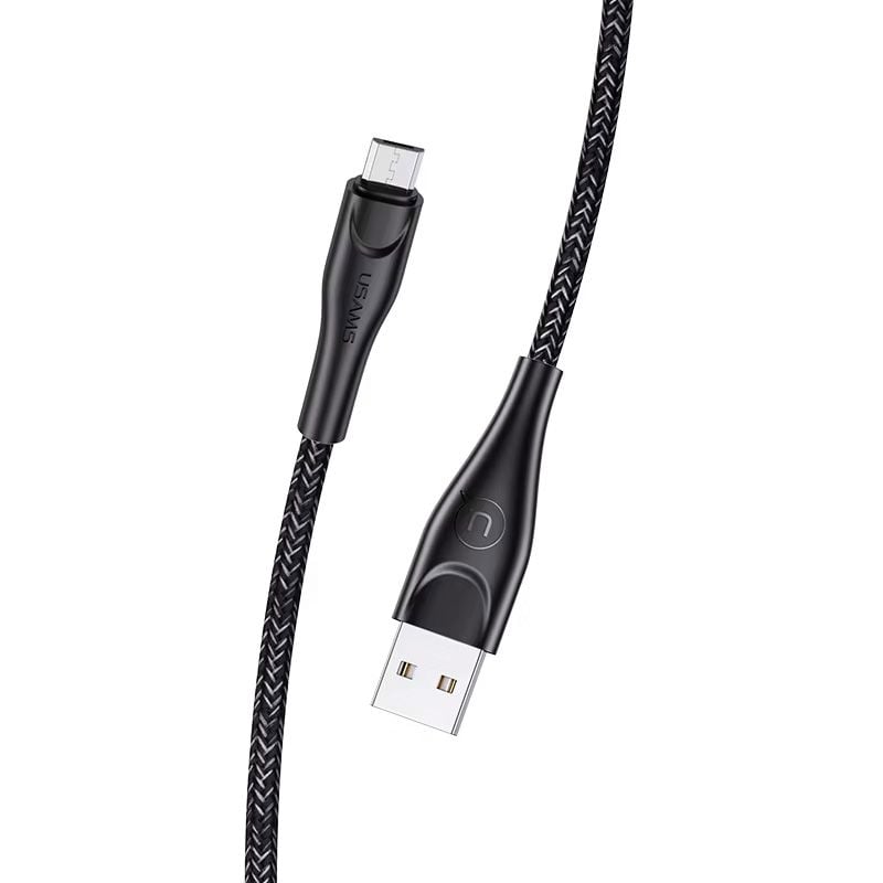 Cáp Sạc Nhanh Micro USB USAMS Nylon Braided 3m cho Samsung Huawei Xiaomi