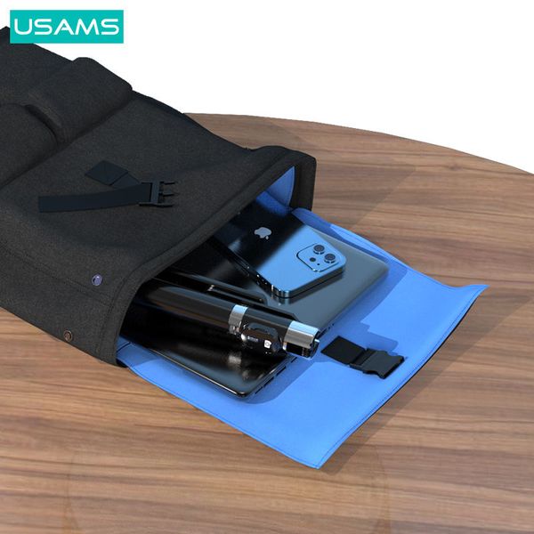 Gậy Selfie Tích Hợp Tripod USAMS ZB324 (270° Adjustment, Max Length: 1.1m, For phones in 4.7-7 inches, With anti-slip silicone pad, Steady support)