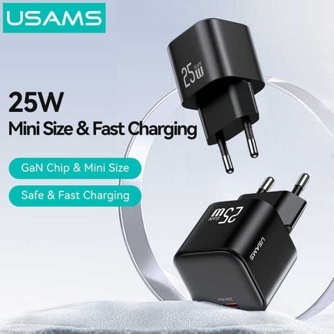 Củ Sạc Nhanh USAMS CC289 25W (GaN Charger)