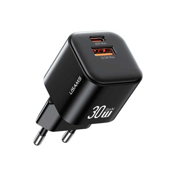 Củ Sạc Nhanh C+A USAMS CC270 30W (GaN Charger)