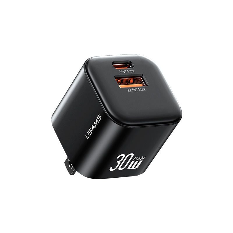 Củ Sạc Nhanh C+A USAMS CC270 30W (GaN Charger)
