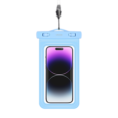 Túi Chống Nước Điện Thoại USAMS YD011 (For phones =< 7-inch, IP68, With Removable Lanyard, HD View, Double Pocket Design, High Sealability No Leakage, With Lanyard 440mm)