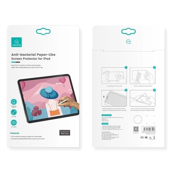 Miếng Dán Màn Hình iPad USAMS BH682/BH683 cho iPad (11