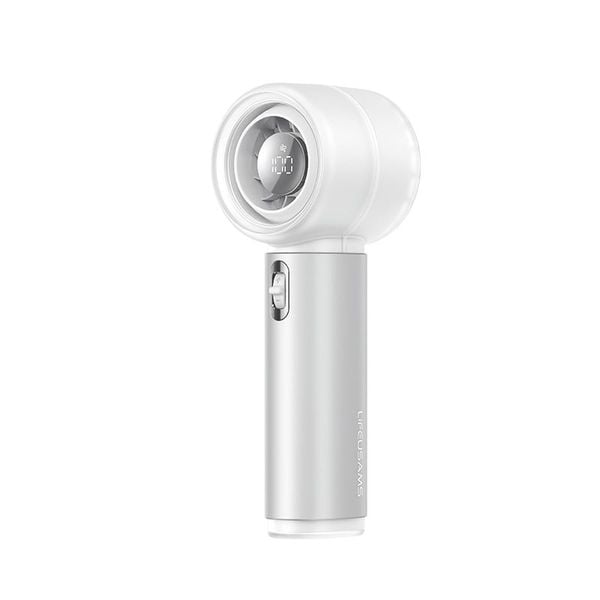 Quạt Cầm Tay USAMS LU03 4.7W (With lanyard hole, 100-Level Stepless Speed Adjustment, Smart Digital Display, 4000mAh, Supports 18W fast charging)
