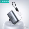 Pin Dự Phòng Mini USAMS CD252 PB82 10000mAh 20W (With Built-in Type-C port)