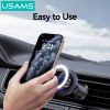 Giá Đỡ Điện Thoại Nam Châm Trên Ô Tô USAMS ZJ081 (Air Vent Version, 360° Rotation, Strong Magnetic Adsorption)
