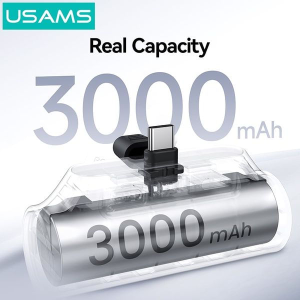 Pin Dự Phòng Mini USAMS CD248 PB79 3000mAh 10W (Type-C Port)