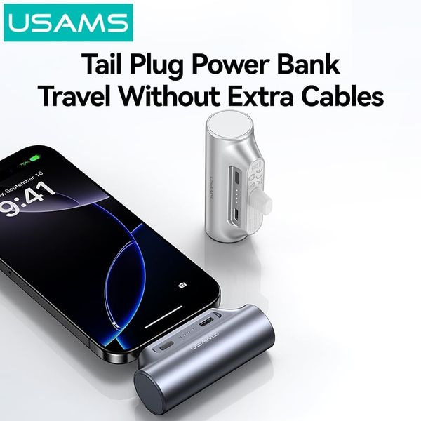 Pin Dự Phòng Mini USAMS CD248 PB79 3000mAh 10W (Type-C Port)