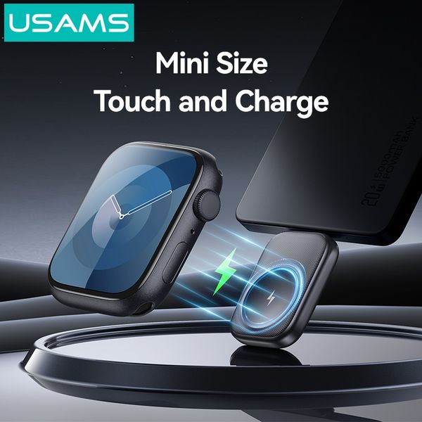 Đế Sạc Không Dây Cho Apple Watch USAMS CD247 2.5W (With Type-C plug)