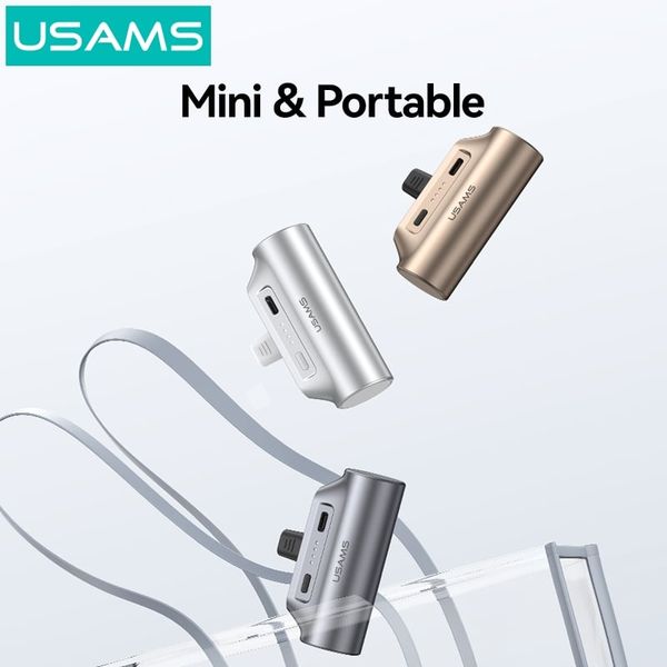 Pin Dự Phòng Mini USAMS CD248 PB79 3000mAh 10W (Type-C Port)