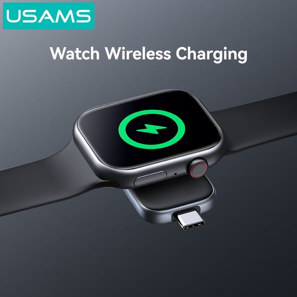 Đế Sạc Không Dây Cho Apple Watch USAMS CD247 2.5W (With Type-C plug)