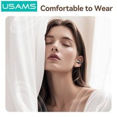 Tai Nghe Kẹp Tai Bluetooth TWS USAMS Echo R02 (Bluetooth v5.3, 7H, 11mm Speaker Diameter)