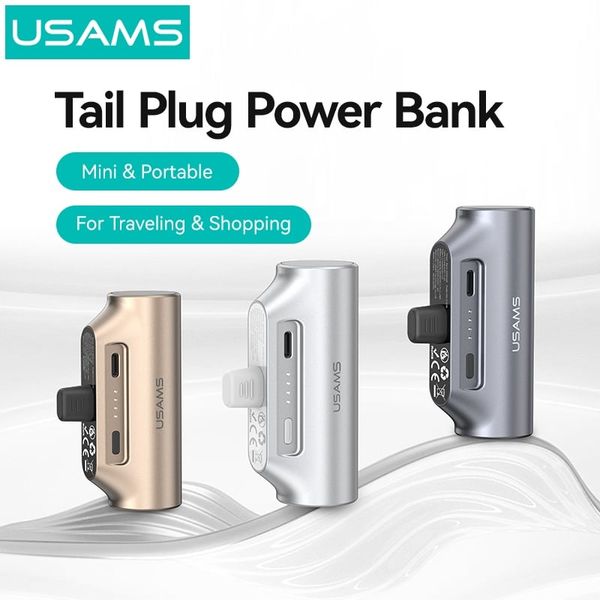 Pin Dự Phòng Mini USAMS CD248 PB79 3000mAh 10W (Type-C Port)
