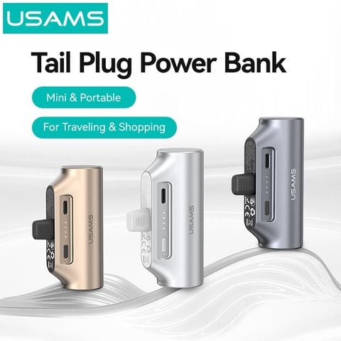 Pin Dự Phòng Mini USAMS CD248 PB79 3000mAh 10W (Type-C Port)