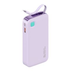 Pin Dự Phòng Tích Hợp Cáp Dây Rút Lightning USAMS CD225 10000mAh 20W (LED Display)