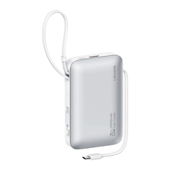 Pin Dự Phòng USAMS CD228 10000mAh 20W (Digital Display, Kèm Cáp Type-C + Lightning)