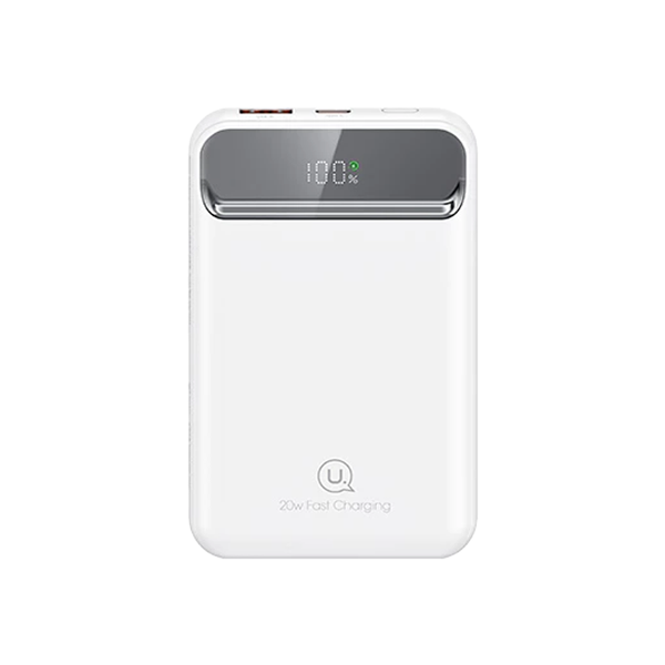 Pin Dự Phòng Không Dây MagSafe USAMS CD214 PB72 10000mAh 20W (QC3.0, Dual Port, Digital Display)