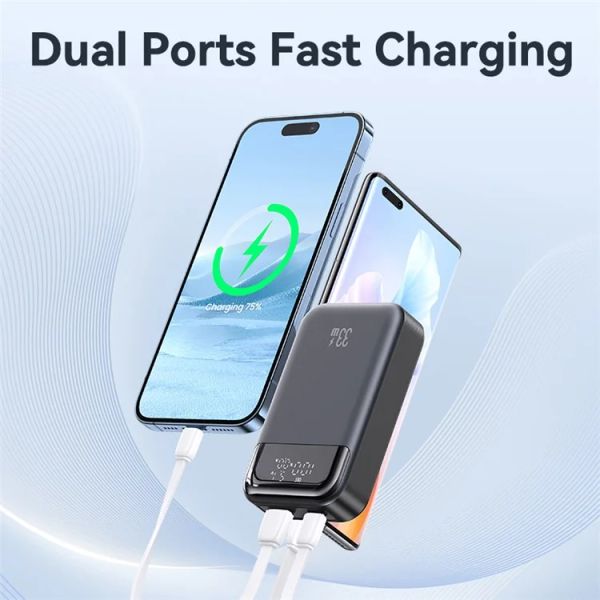 Pin Dự Phòng USAMS CD221 PB74 10000mAh 33W (Digital Display)