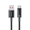 Cáp Cạc USAMS SJ658 Cloud Series USB-A to Type-C Braided Data with Light