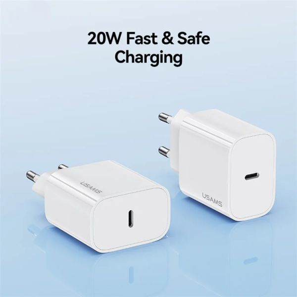 Củ Sạc Nhanh USAMS CC226 T65 PD 20W