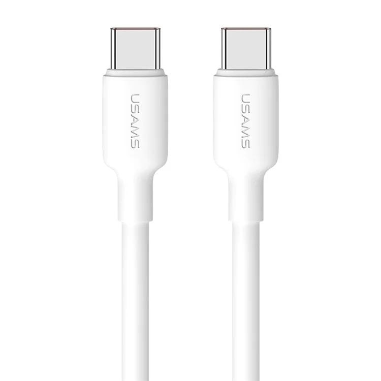 Cáp Sạc Siêu Nhanh USAMS U84 Cho iPhone 15 Series (Type-C To Type-C Data Cord PD 100W 1M)