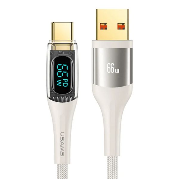 Cáp Sạc USAMS SJ592 | SJ593 USB-A to Type-C 66W Data Cord Shadow Series