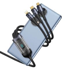 Cáp Sạc Đa Năng 3IN1 USAMS U83 TypeC to Lightning / Type-C / Micro 100W