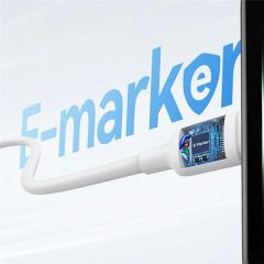 Cáp Sạc Siêu Nhanh USAMS U84 Cho iPhone 15 Series (Type-C To Type-C Data Cord PD 100W 1M)