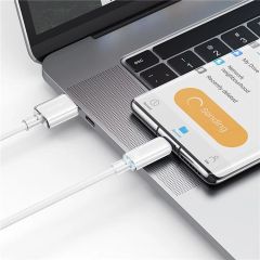 Cáp Cạc USAMS SJ658 Cloud Series USB-A to Type-C Braided Data with Light