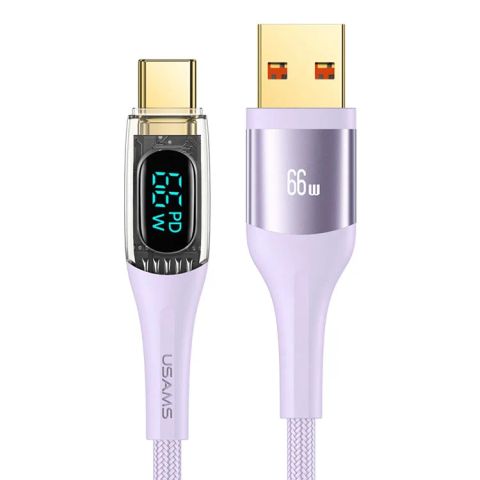 Cáp Sạc USAMS SJ592 | SJ593 USB-A to Type-C 66W Data Cord Shadow Series