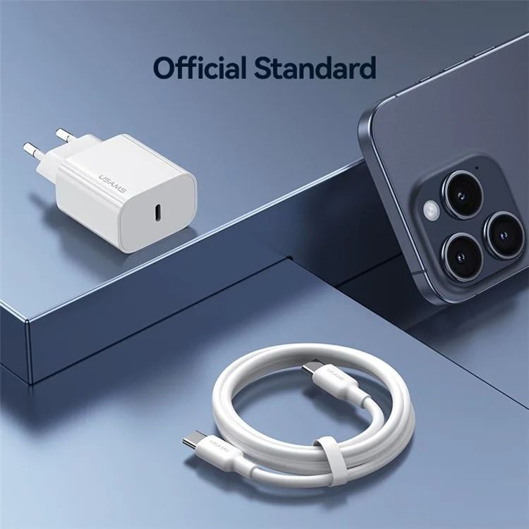 Củ Sạc Nhanh USAMS CC226 T65 PD 20W