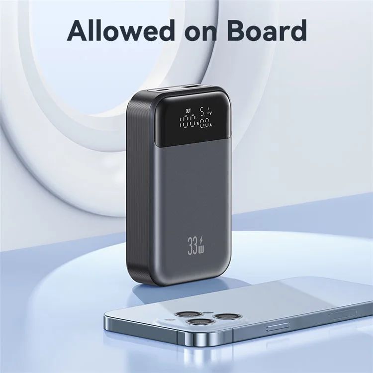 Pin Dự Phòng USAMS CD221 PB74 10000mAh 33W (Digital Display)