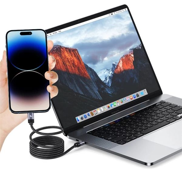 Cáp Sạc USAMS Rui Series SJ705 Type-C to iP 30W Magnetic Charging Cable 1m