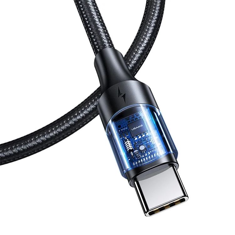 Cáp Sạc USAMS SJ524 | SJ525 | SJ526 U71 Aluminum Alloy Type-C To Type-C 100W