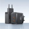 Củ Sạc Nhanh USAMS CC172 T54 40W Dual Type-C Ports GaN Fast Charger