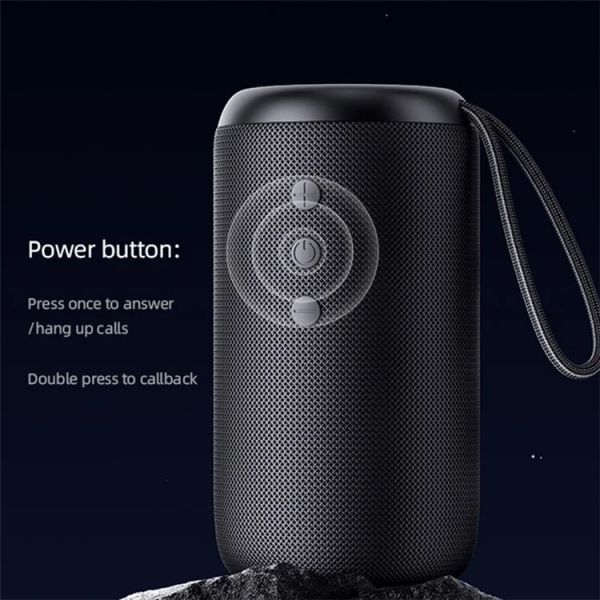 Loa Bluetooth Di Động Mini USAMS YC011 YC Series (Bluetooth v5.0, 4H, IPX7, kèm dây đeo)