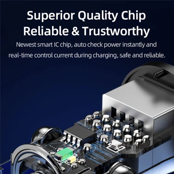 Tẩu Sạc Xe Hơi USAMS CC162 C31 Trong Suất 15W