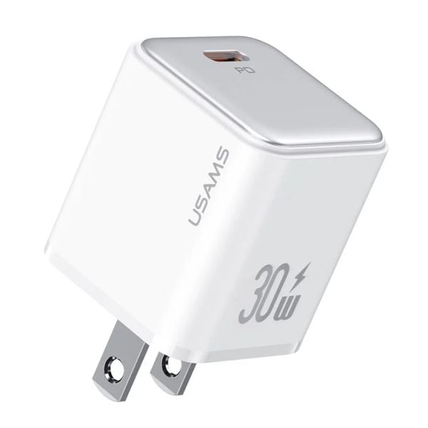 Củ Sạc Nhanh Mạ Điện USAMS CC187 X-ron Series PD 30W