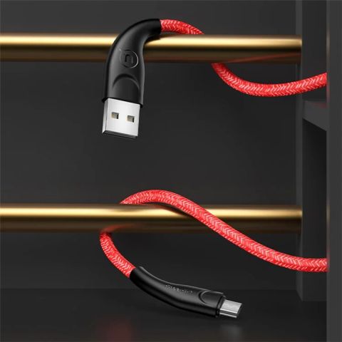 Cáp Sạc Nhanh Micro USB USAMS Nylon Braided 3m cho Samsung Huawei Xiaomi